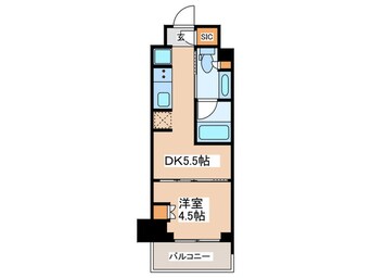 間取図 コンフォリア東新宿