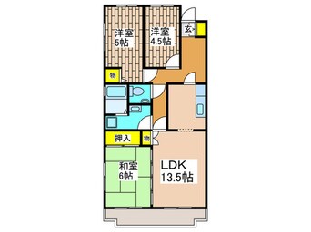 間取図 湘南クレストミヤコ