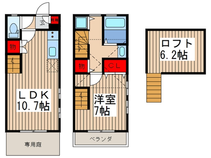 間取り図 ルミノッソⅣ