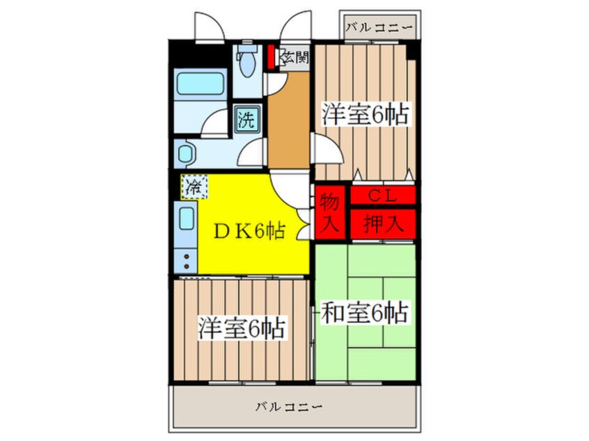 間取図 メゾン寿