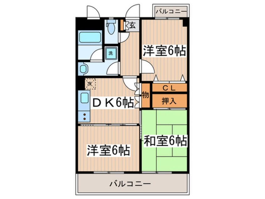 間取図 メゾン寿