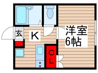 間取図 パティオ稔台Ｃ