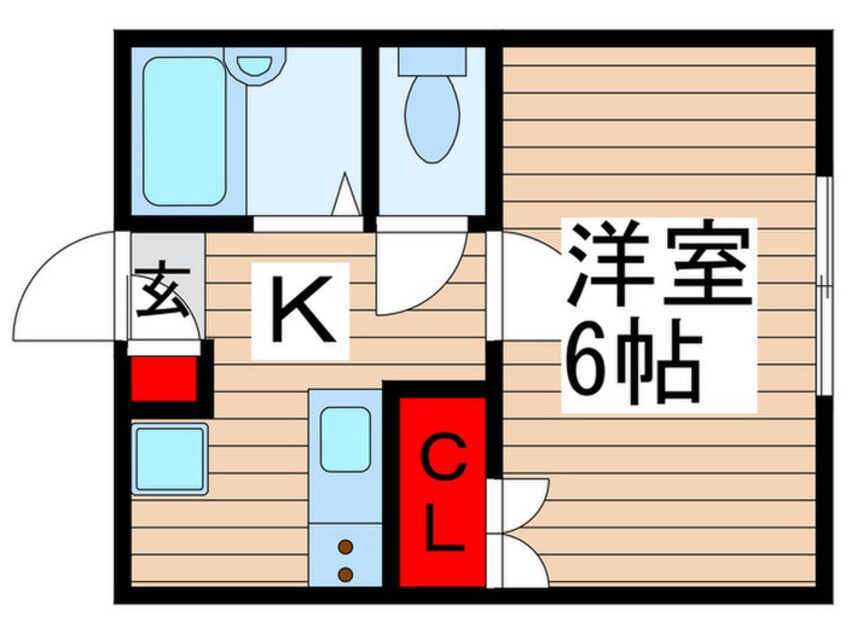 間取図 パティオ稔台Ｃ