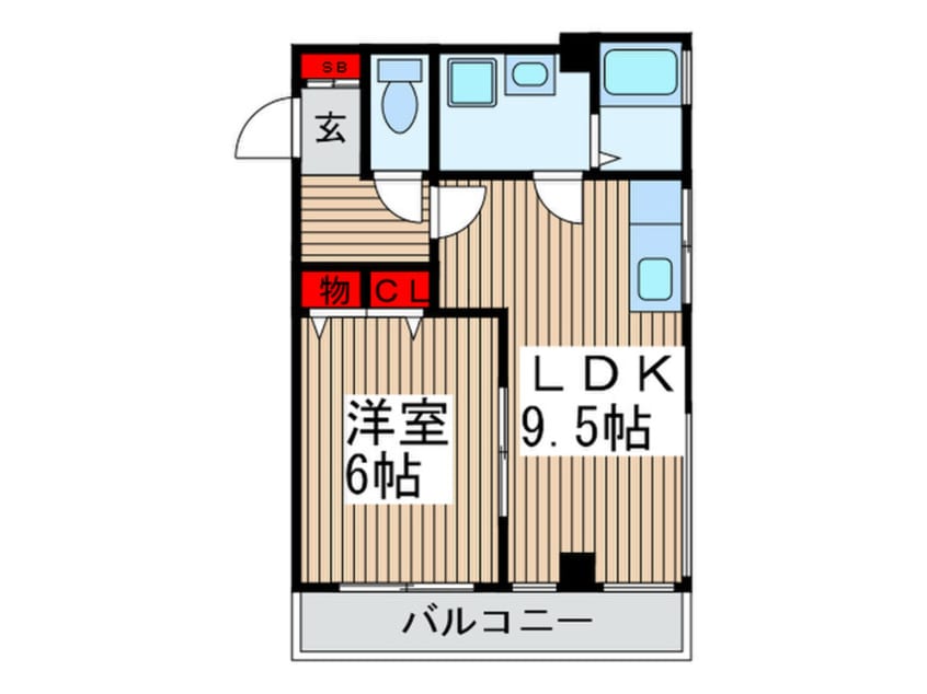 間取図 サンセット９０