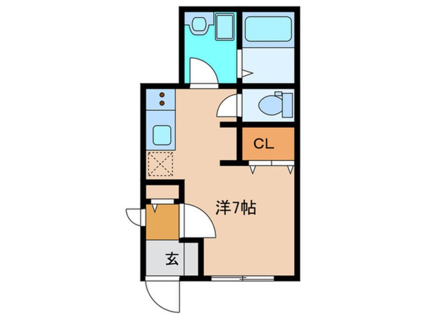 間取図 仮）篠田アパート