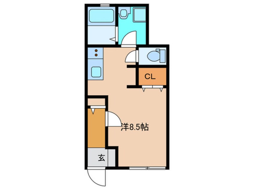 間取図 仮）篠田アパート