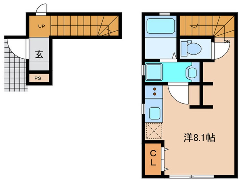 間取図 仮）篠田アパート