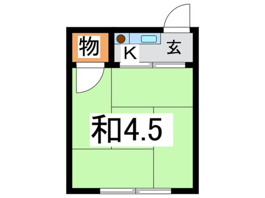 間取図 フラワ－ハイム