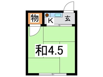 間取図 フラワ－ハイム