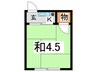 フラワ－ハイム 1Kの間取り