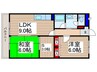 リブラックス 2LDK+Sの間取り