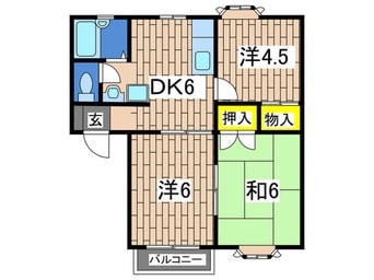 間取図 フロ－ラ２