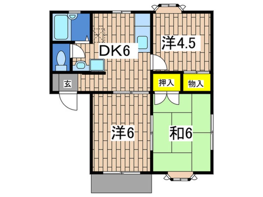 間取図 フロ－ラ２