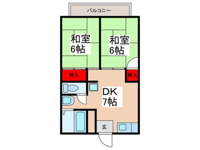 間取図 サンハイツ春江町