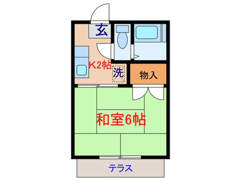 間取図 ハイツガーディニア小杉