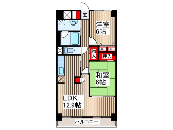 間取り図 エランド－ルけやき