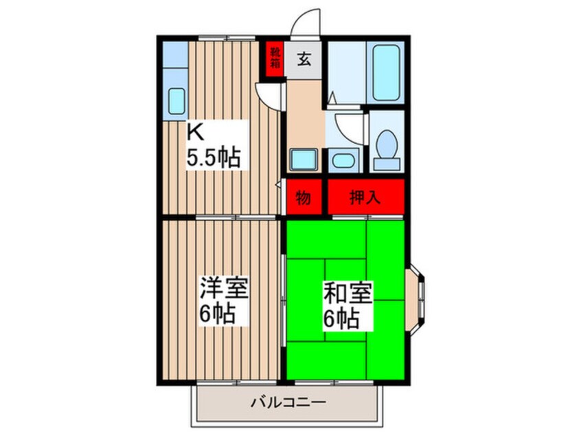 間取図 サンライフワタナベ