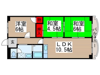 間取図 サンライフ天王台