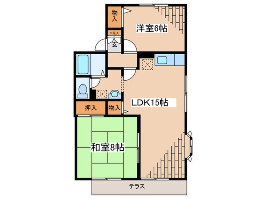 間取図 ファミ－ル陽光台Ａ