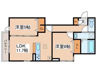 間取図 Ｄ´Ｂｌｅｓｓ湘南辻堂