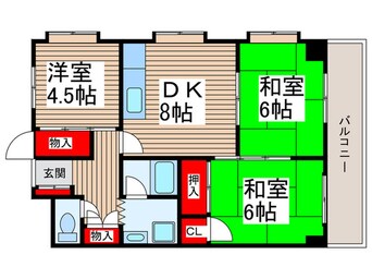 間取図 サンライズ　マンション