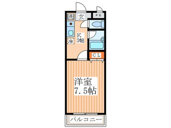 間取図 Ｔｏｗｎ　ｃｏａｔ柳沢