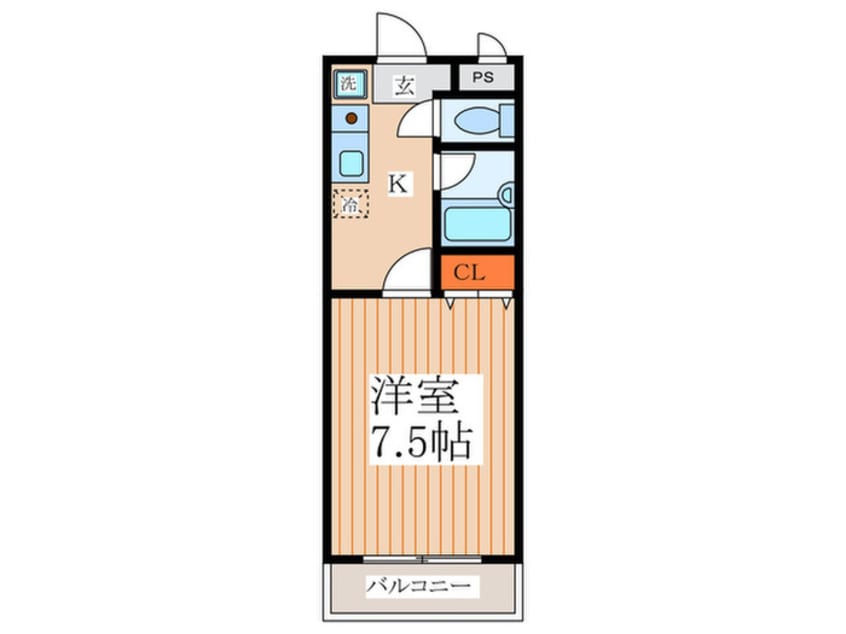 間取図 Ｔｏｗｎ　ｃｏａｔ柳沢