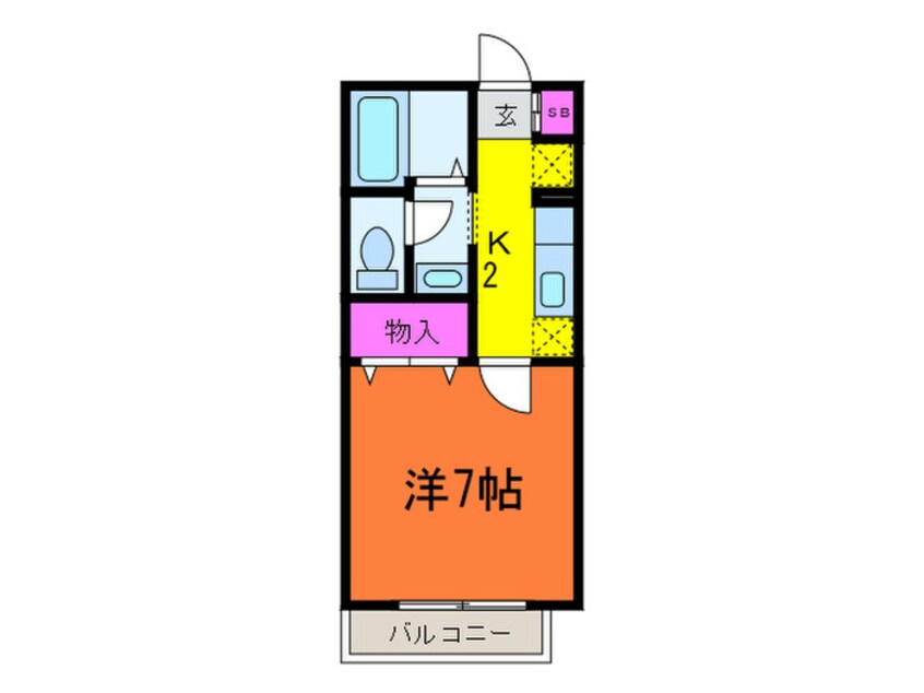 間取図 サンモ－ル・Ｎ