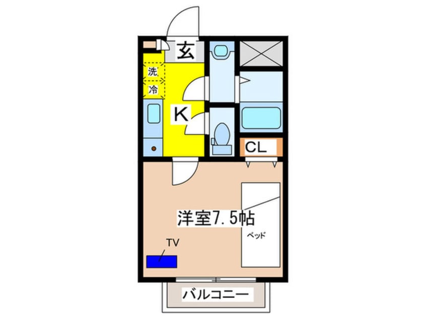間取図 エスペランサ台町