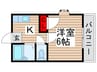 ハイネスヴィレッジ 1Kの間取り