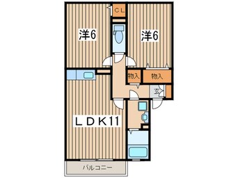 間取図 グリーンアｳﾞｪニューＧ