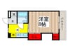 ジュエリーパーツ大和町 1Kの間取り