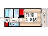 グレイシア北千住 1Kの間取り