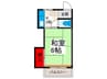 古市ビル 1Kの間取り