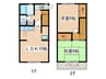 エステ－ト石井Ａ 2LDKの間取り