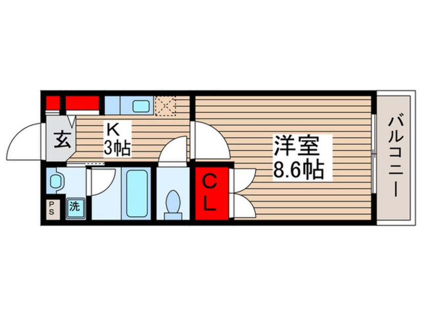 間取図 サンイ－スト