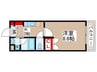 サンイ－スト 1Kの間取り