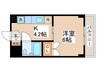 メゾン石橋 1Kの間取り