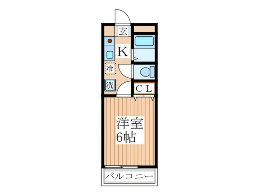 間取図 カリ－ノ柳沢