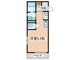 間取図 シャムロック高幡B棟