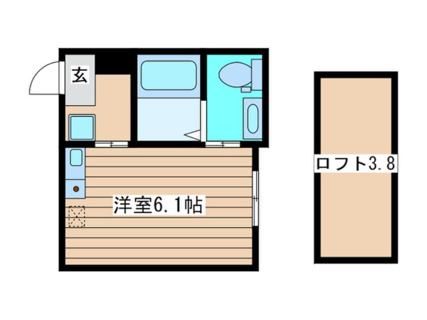 間取図 ベイルーム三ッ沢