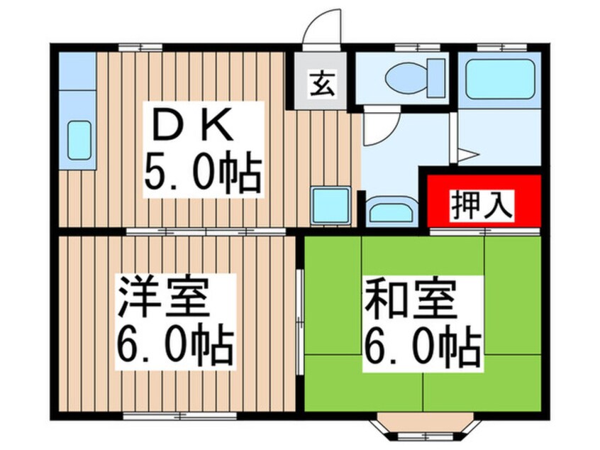 間取図 宮の森ハウスA