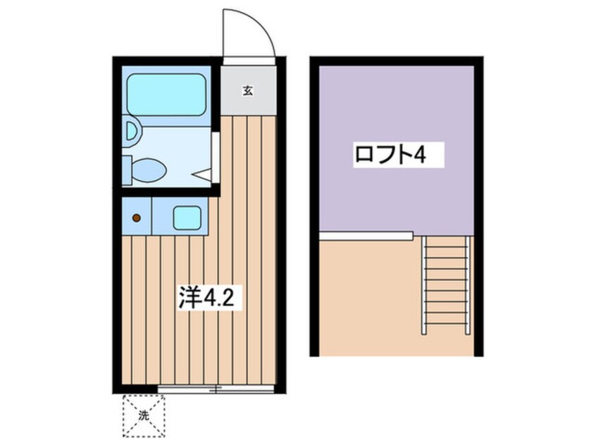 間取図 コンフォ－ト元住吉