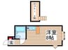 ベルピア北柏第６－２ 1Rの間取り