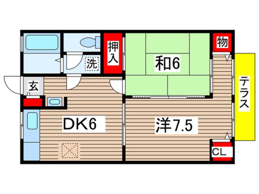 間取図 中島ハイツ