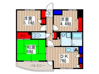 間取図 グランシエロ川口本町