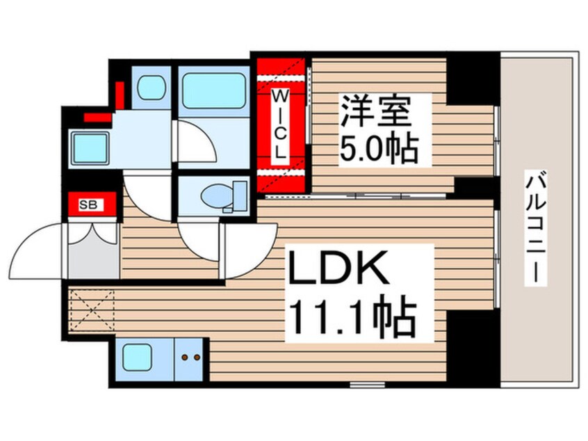 間取図 プラウドフラット墨田曳舟