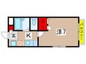 サンプラザ 1Kの間取り