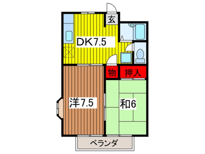 間取図 ソシアルマンション榎本