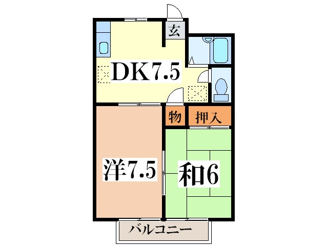 間取り図 ソシアルマンション榎本